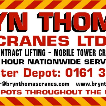 Crane Hire Manchester Sign