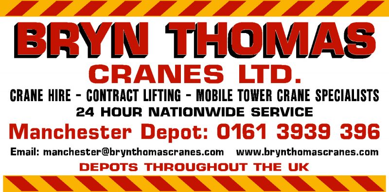 Crane Hire Manchester Sign