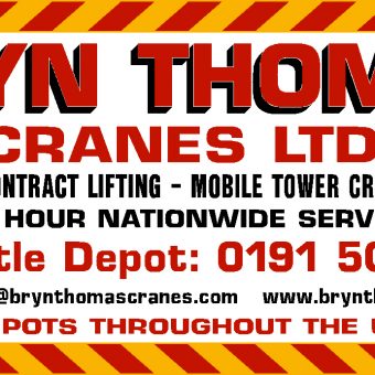 Crane Hire Newcastle Sign