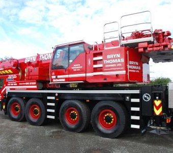 Bryn Thomas Cranes Fleet in Yard