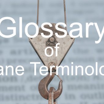 Glossary of Crane Terminology