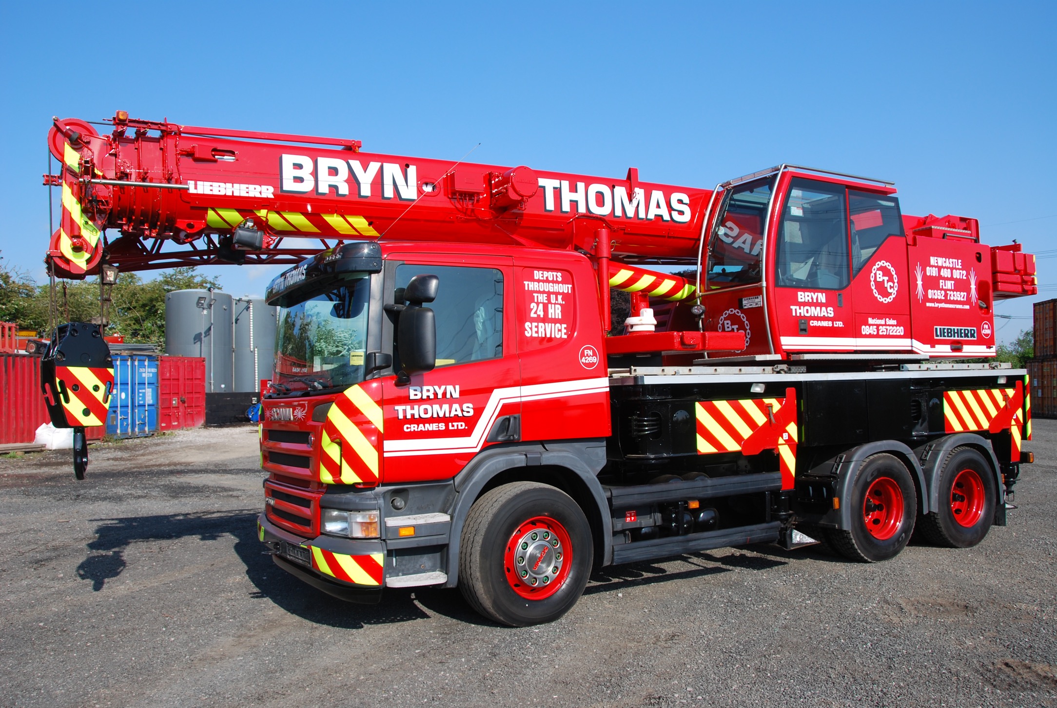One of our Fleet at Bryn Thomas Crane Hire